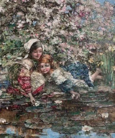 荷花池 1915
