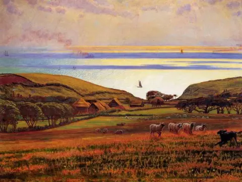 费尔莱特唐斯 海上阳光 1858