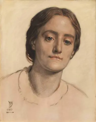伊迪丝霍尔曼亨特夫人的肖像 1880