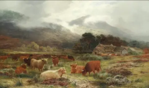 Bovini delle Highland al Croft 1900
