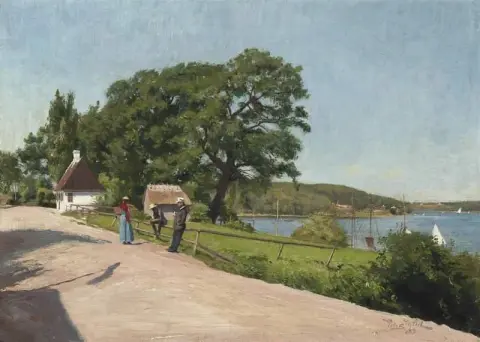 Una conversazione a Troense Danimarca 1889