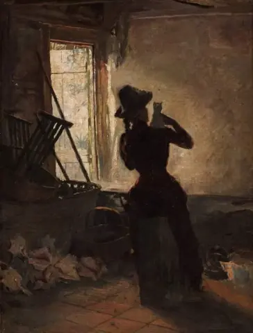 Una donna e il suo gatto