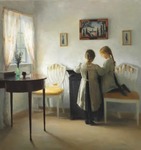 Интерьер Мед Смаапигеру 1898 г.