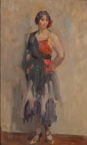 站立的女孩，约 1930 年