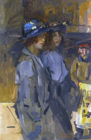 两个伦敦女孩，约 1920 年