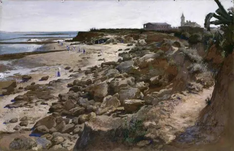 The Beach At Chipiona 1899
