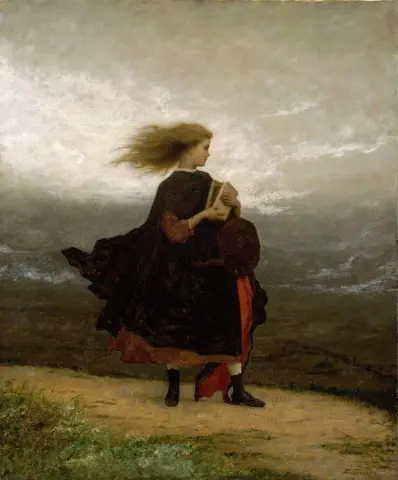 내 뒤에 남겨둔 소녀, 1872년경