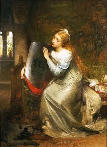 Elaine - The Fair Maid Of Astolat Ca. 1890