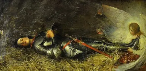 Joan Of Arc On Her Way To Reims