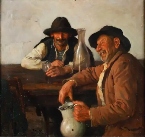 맥주를 마시는 사람들