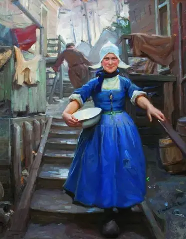 Poseren Op Het Spieringpad, 1905년경