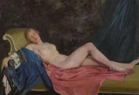 Reclining Nude The Artist's Wife Jane 1916