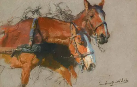 Geweer paarden
