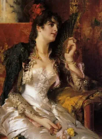 Senorita With A Fan 1885 1