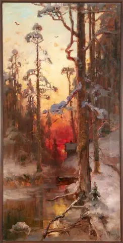De fyra årstiderna vinter 1906