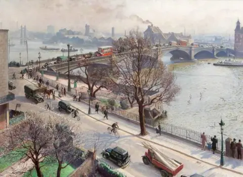 切尔西堤岸，约 1935 年