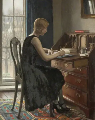 Girl Writing 1931