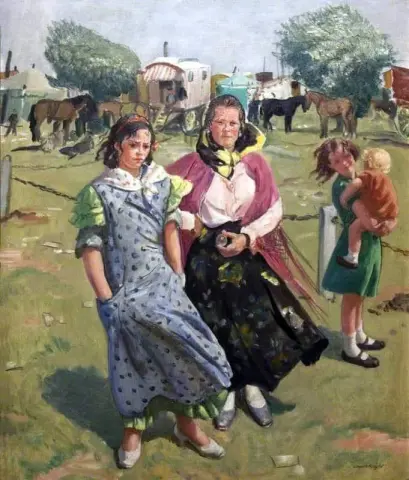 Gypsies On Epsom Downs