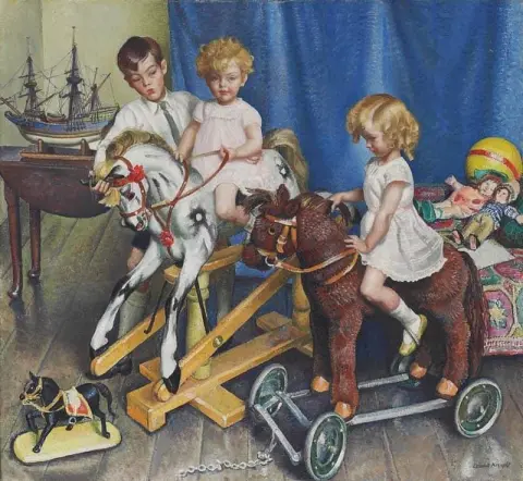 Henry Anne And Daphne Children Of Col. Sir Edward And Lady Warner 1931-33