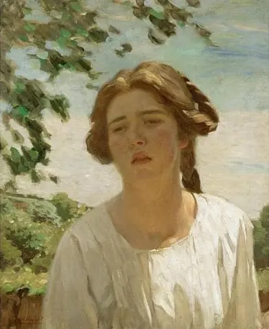 Portrait Of A Cornish Girl