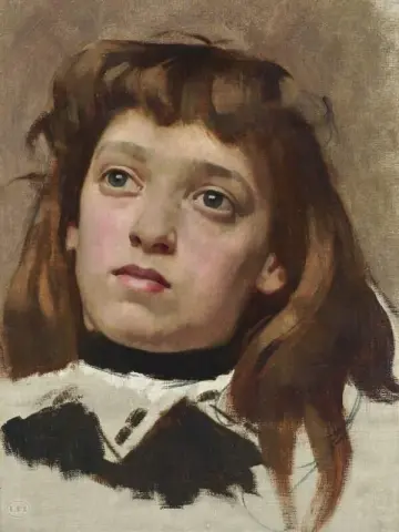 Study Of Lily Poyser 1891-92