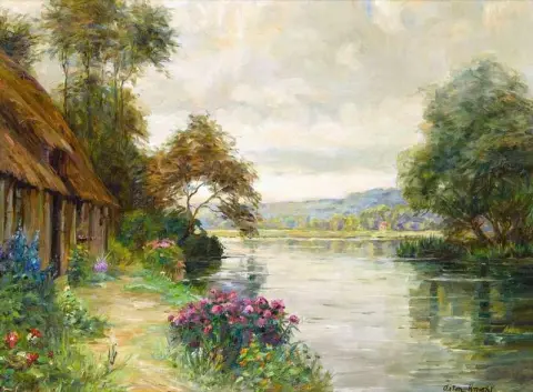 A Cottage By A River