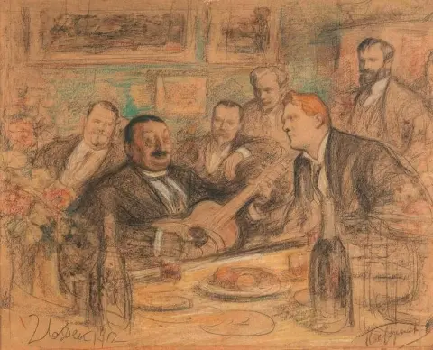 У Константина Алексеевича Коровина С 1912 г.