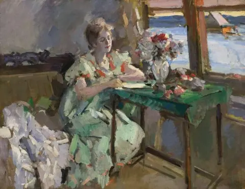 У окна 1918