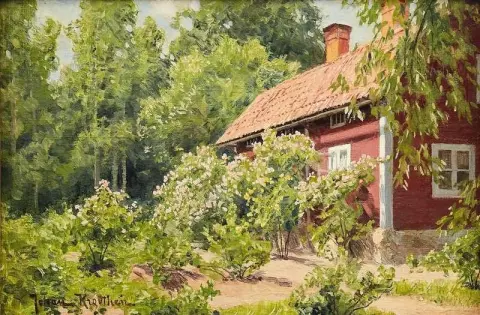 红小屋花开灿烂
