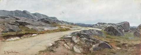 Landscape From Bohuslan On The West Coast Of Sweden