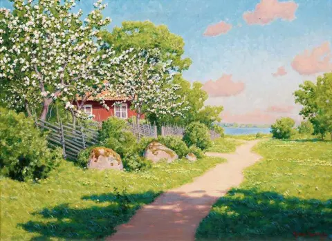 Landscape With Fruit Trees