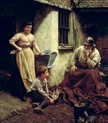 A Chip Off The Old Block Ca. 1905
