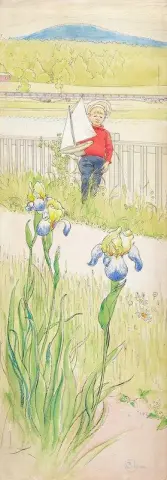 剑百合 - 埃斯比约恩与帆船
