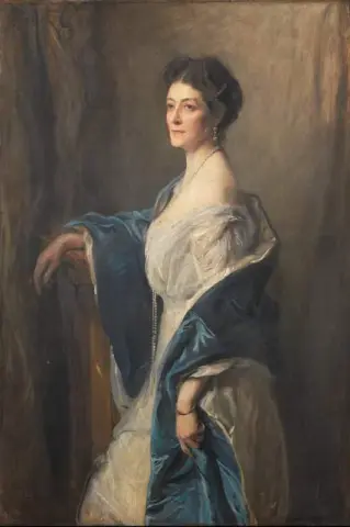 卡罗琳·兰伯特·尼·克劳利 (Caroline Lambart Nee Crawley) 伯爵夫人卡文肖像 1920
