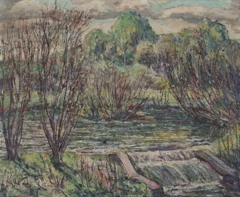 Μικρό φράγμα Norfolk Connecticut περίπου 1935