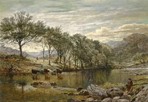 Μια όμορφη μέρα σε ένα ουαλικό ποτάμι 1866