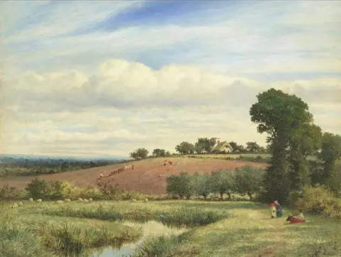 Μια ωραία καλοκαιρινή μέρα κοντά στο Whittington Worcestershire 1863