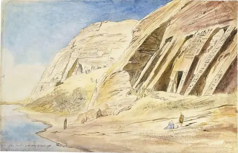 Abu Simbel Egypt 1867