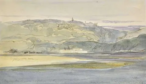 帕莱奥波利斯 Kaligoni Santa Maura 的罗马天主教公墓 1863 年