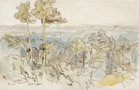 Kokkinomilia 附近的布罗洛湾 1848 年