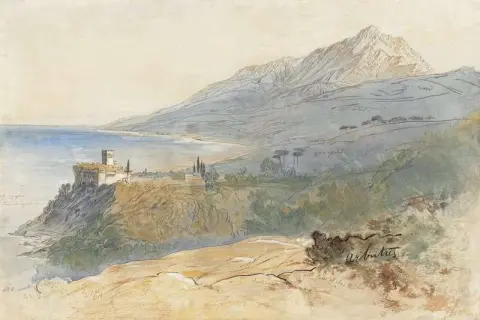 阿索斯山斯塔夫罗尼基塔修道院 1856