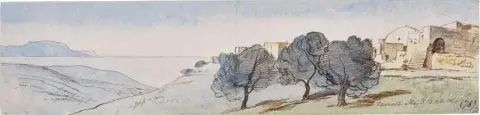 Episkopi 克里特岛 1864 年视图