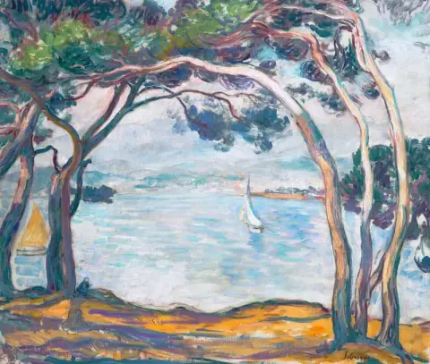 Seaside Near Antibes Ca. 1907