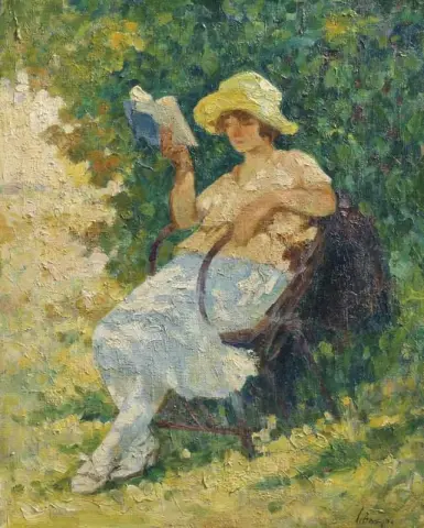 Reading in the Garden