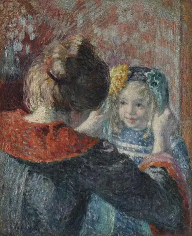 勒巴斯克夫人和她的女儿玛尔特，Ca. 1898-99