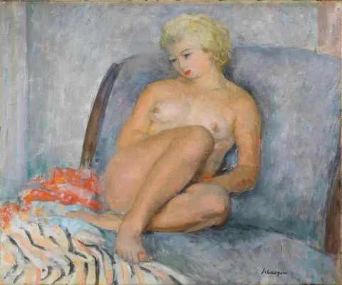 裸体坐姿，约 1934-35