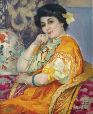 贝尔特·德劳内夫人肖像 1912