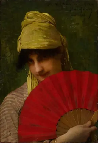 Красный веер 1886