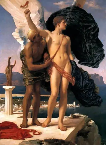 다이달로스와 이카루스, 1869년