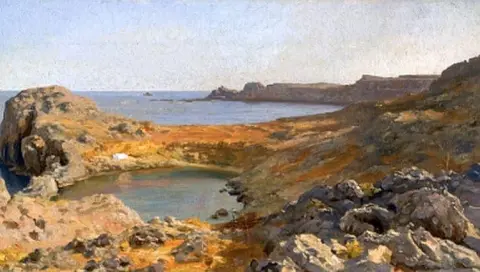 Lindos Rhodes 1867의 세인트 폴 S 베이